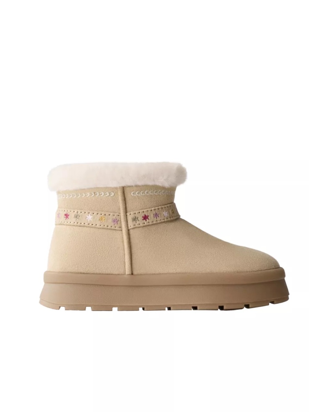 Zara Kids Embroidered Boots